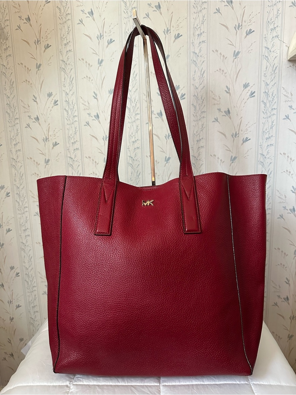 Michael Kors Large Red Leather Tote